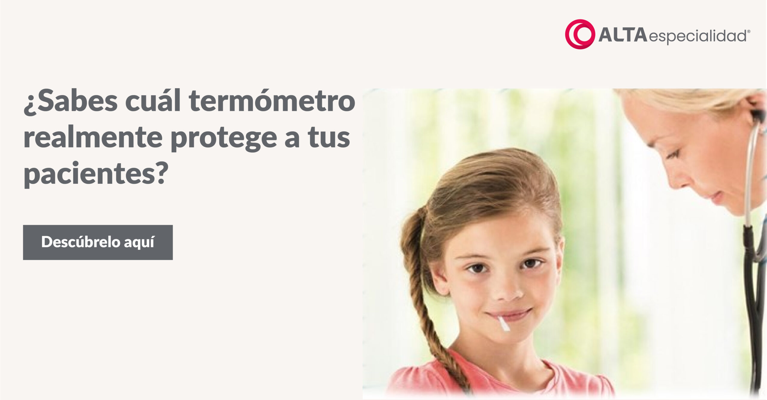 Termómetro clínico preciso que asegura la protección y seguridad del paciente durante la medición de temperatura.